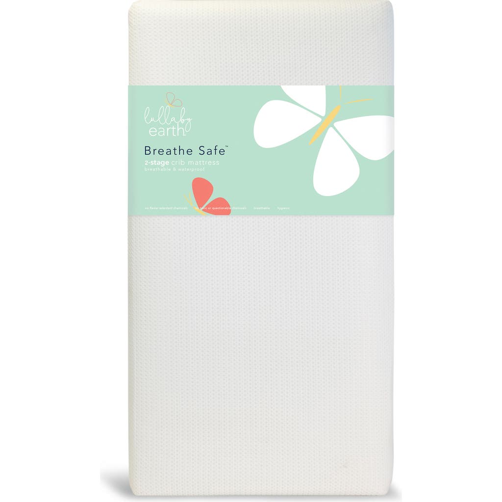 Lullaby Earth 'Breeze' Two Stage Crib Mattress in White  product