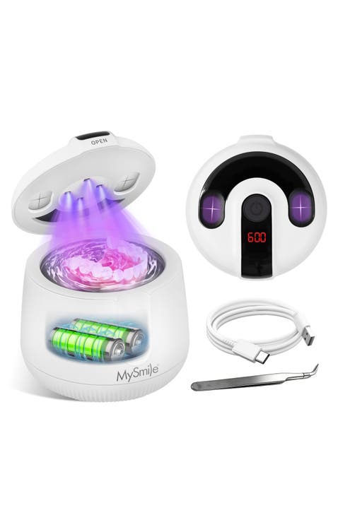 Cordless Ultrasonic Retainer & Jewelry Cleaning Pod with Digital Timer
