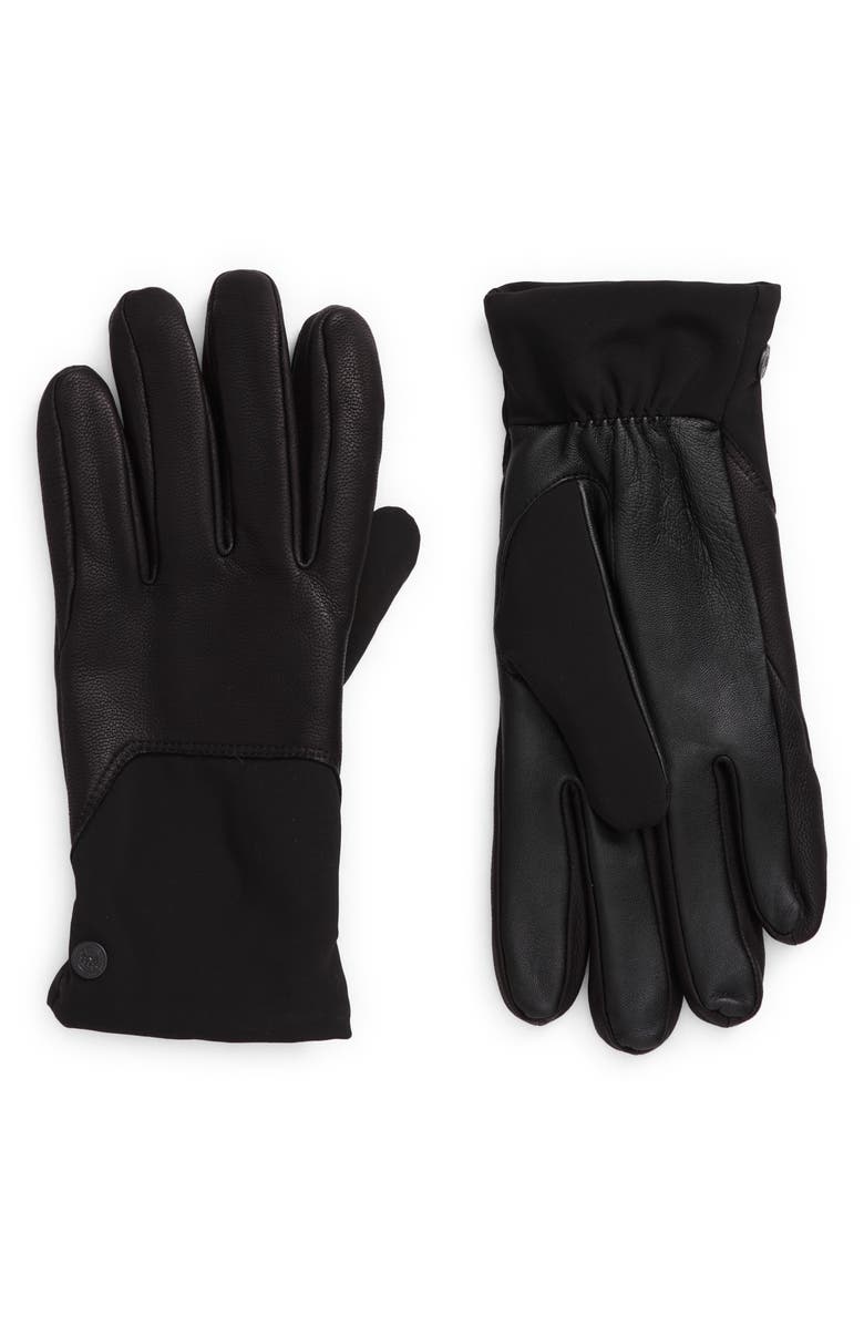 Canada Goose Mixed Media Tech Gloves, Main, color,