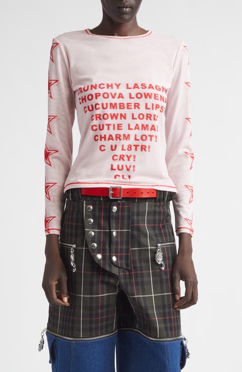 Crunchy Lasagna Mesh Top