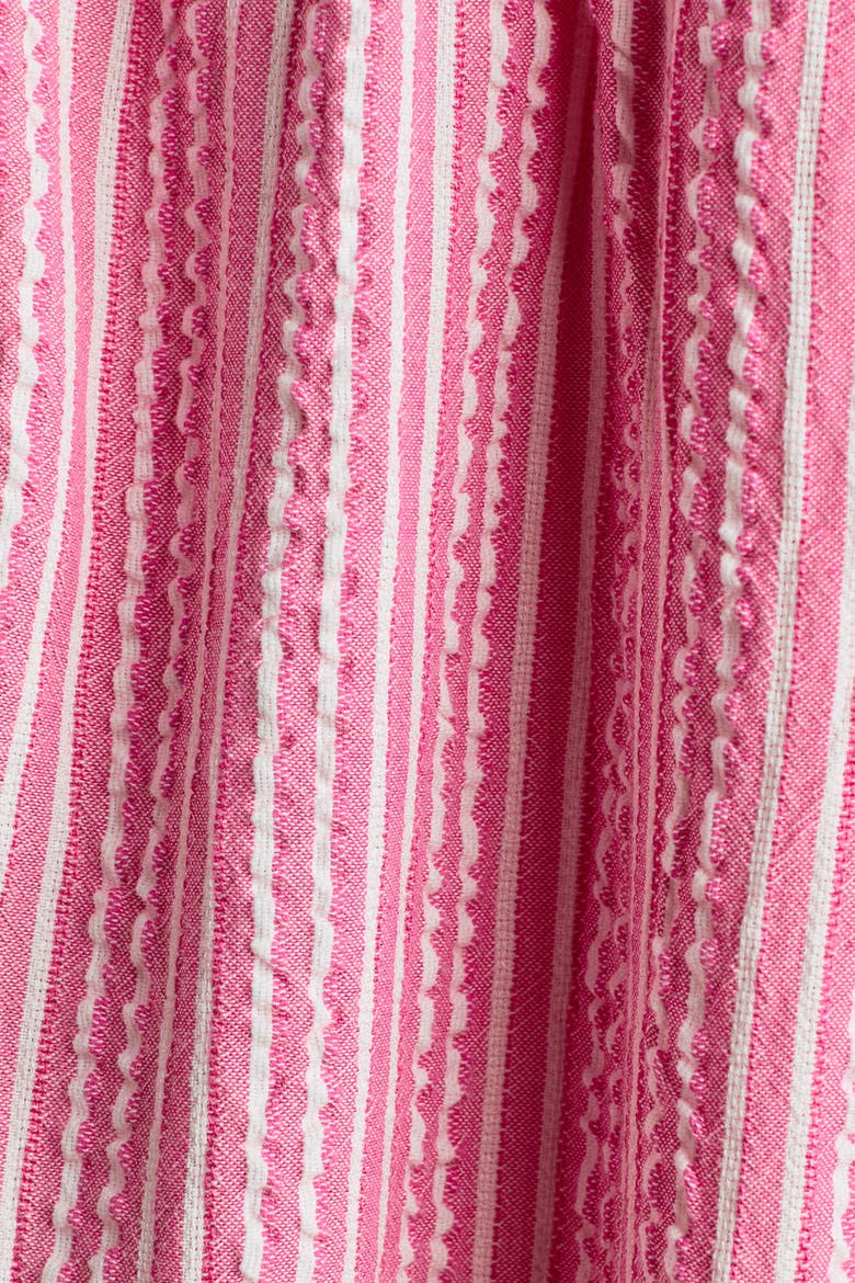 Frill-trimmed Jumpsuit, Alternate, color, Pink/white striped