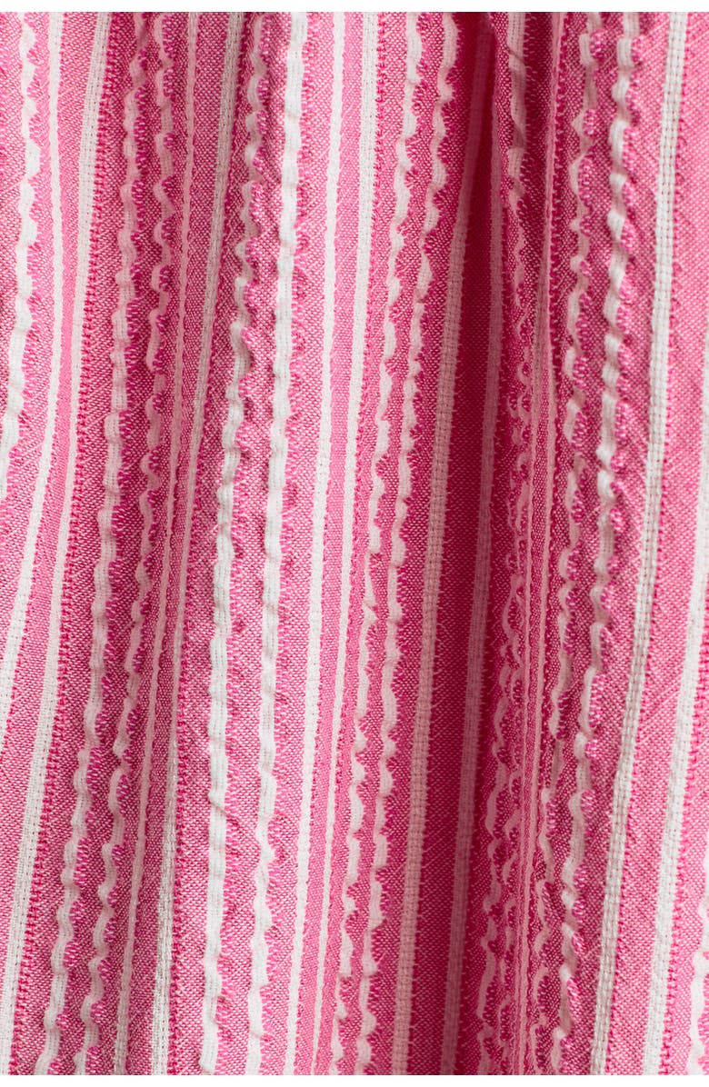 H&M Frill-trimmed Jumpsuit, Alternate, color, Pink/White Striped