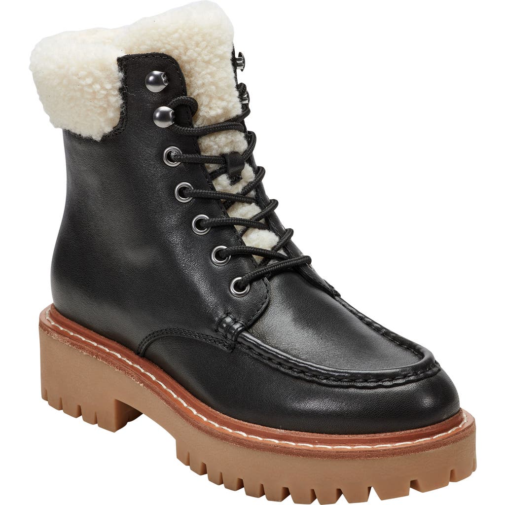 Marc Fisher Ltd Nallie Faux Shearling Boot In Multi
