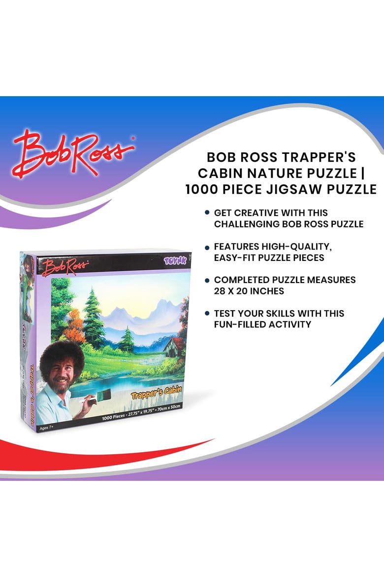 Trapper's Cabin Nature Puzzle | 1000 Piece Jigsaw Puzzle, Alternate, color, Multi-Color