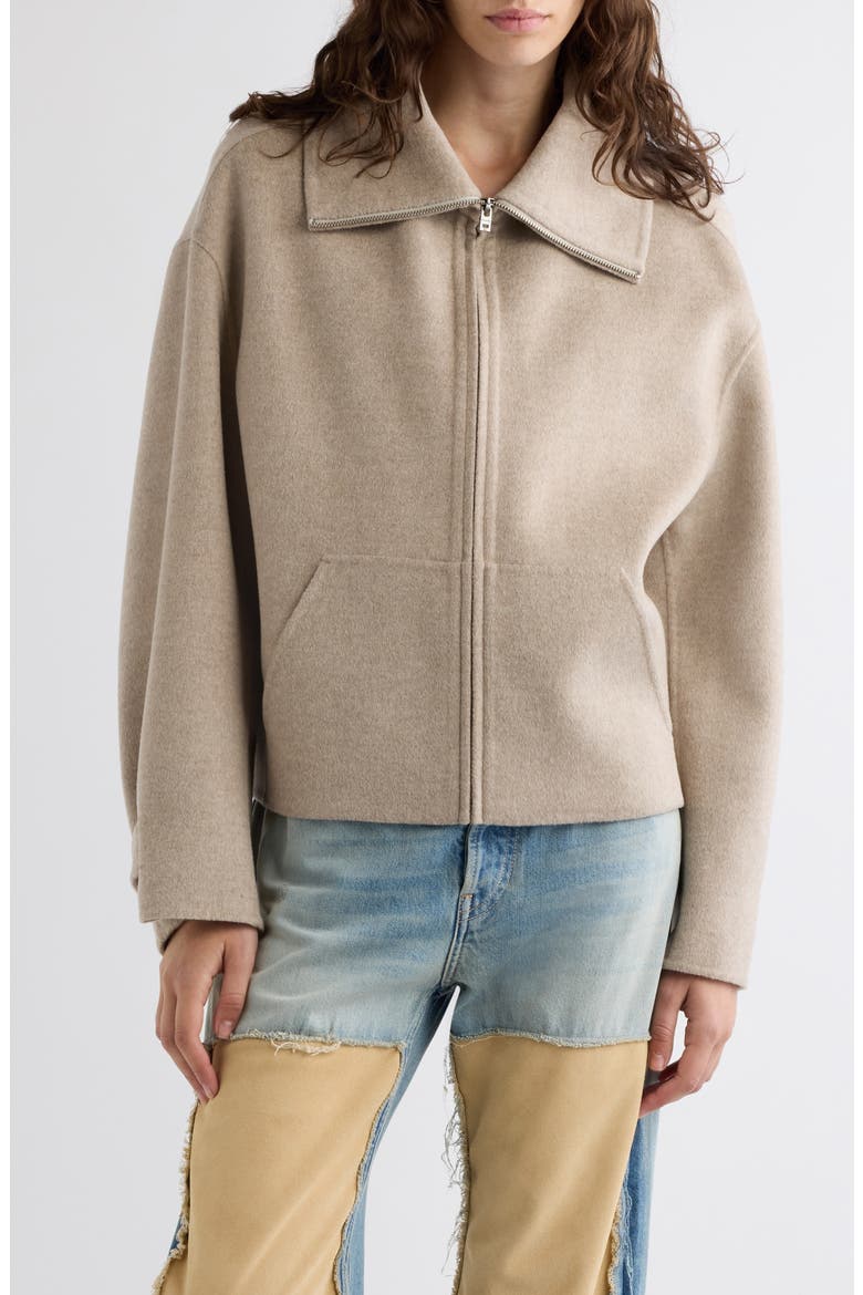 Olemmy Wool & Cashmere Jacket, Main, color, OATMEAL MELANGE