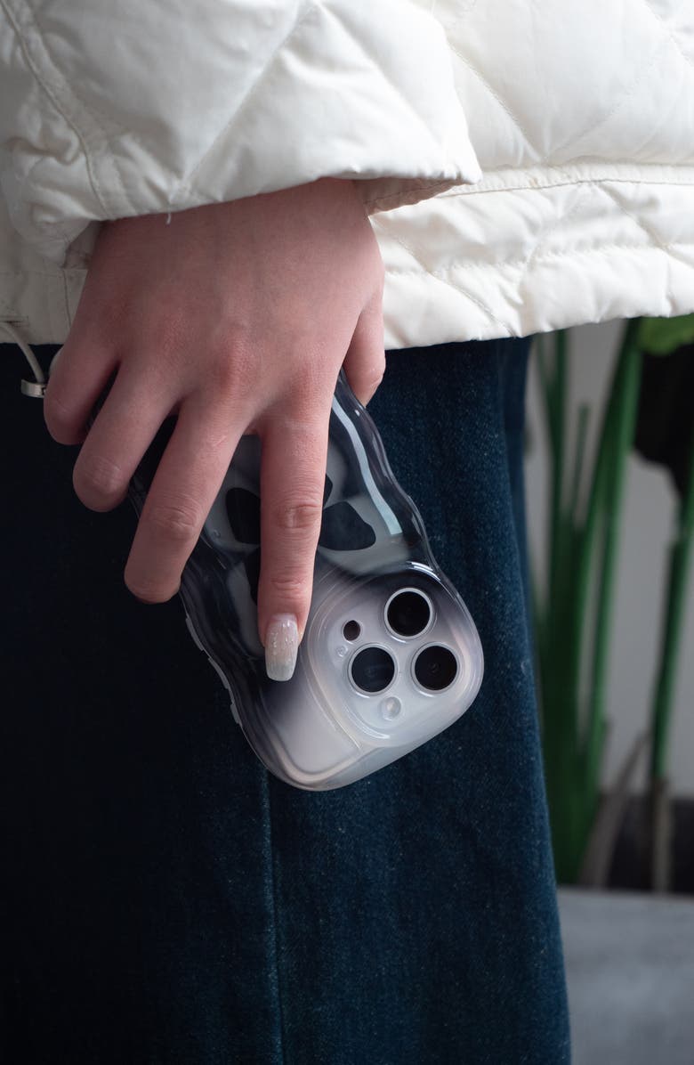 Auramma Groovy Butterfly iPhone 15 Pro Case, Alternate, color, Black