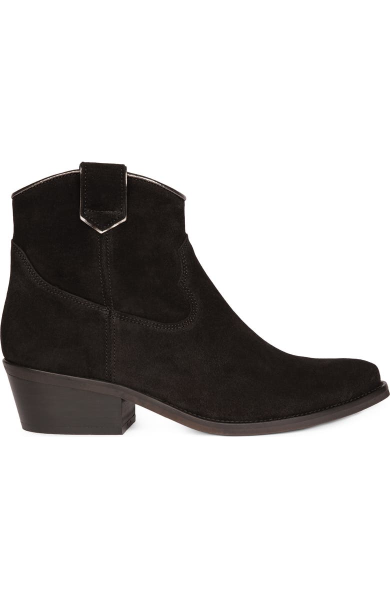 Penelope Chilvers Cassidy Suede Cowboy Boot, Alternate, color, Black