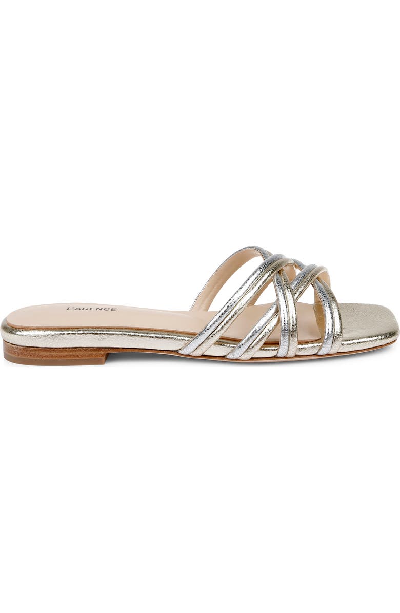 L'AGENCE Abelle Slide Sandal, Alternate, color,