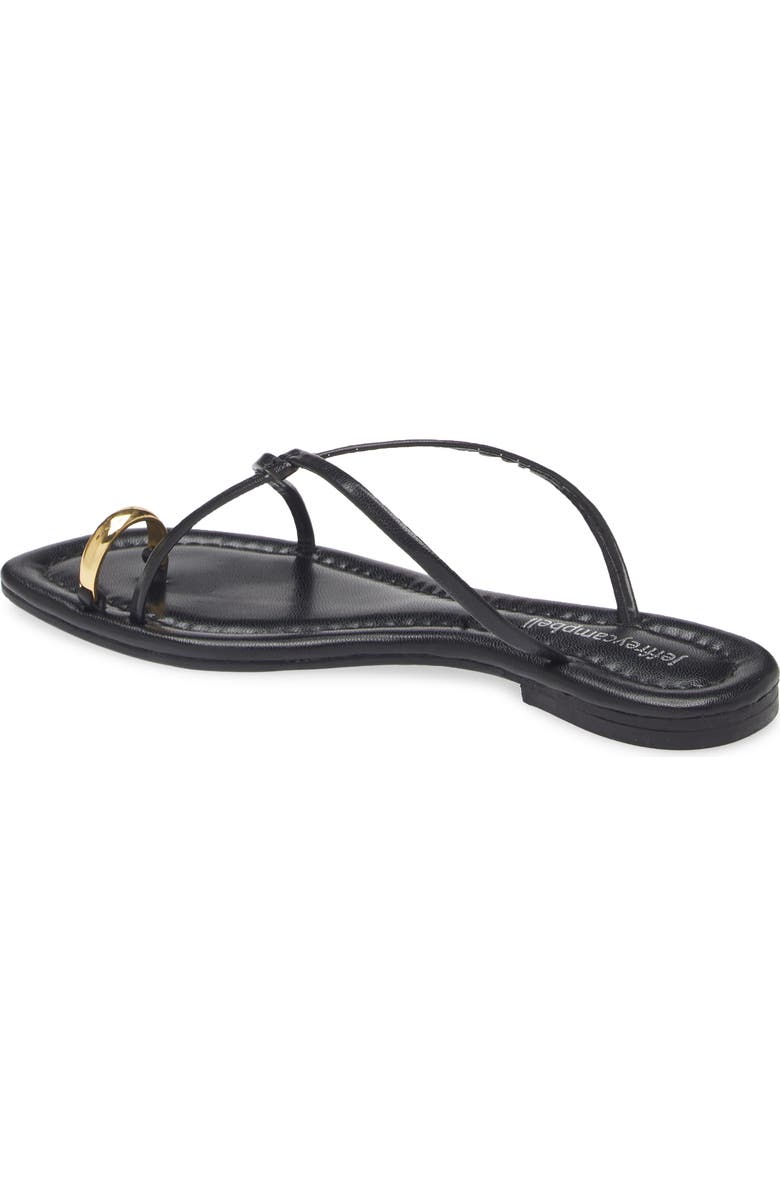 Jeffrey Campbell Pacifico Slide Sandal, Alternate, color, Black Gold