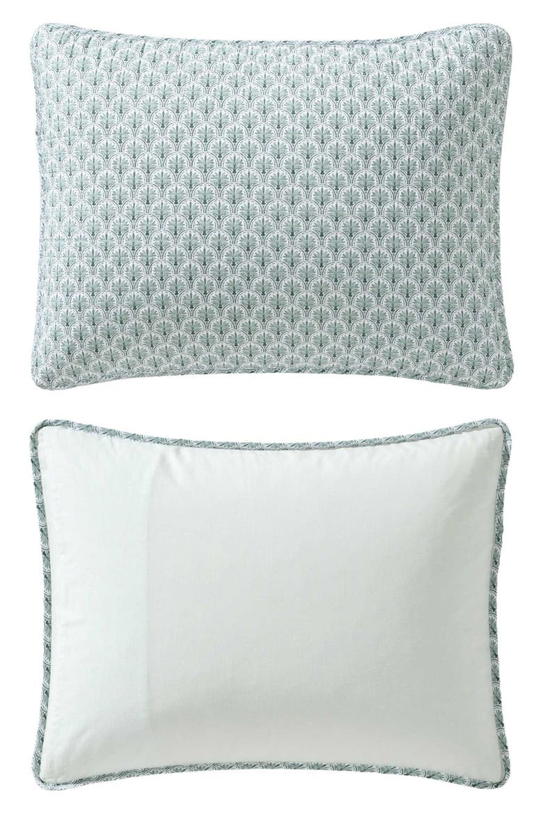 Coastal Batik Cotton Quilt Set, Alternate, color, GREEN