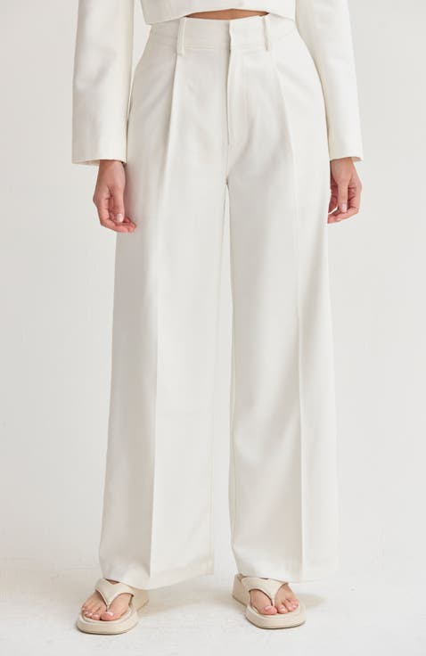 Tailored Wide Leg Trousers