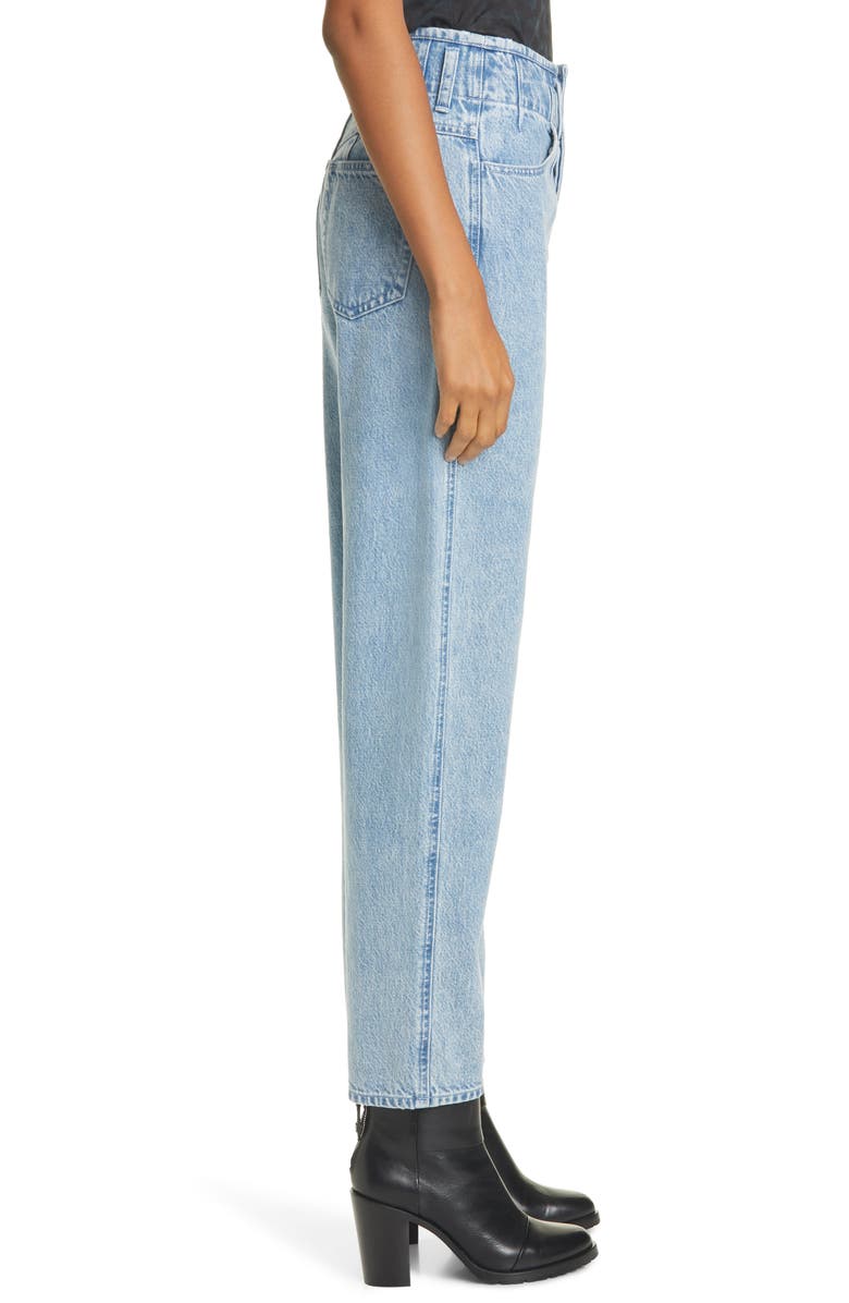 rag & bone Darted '90s Ultra High Waist Tapered Jeans, Alternate, color, 