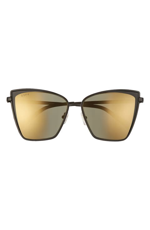 Becky II 56mm Cat Eye Sunglasses