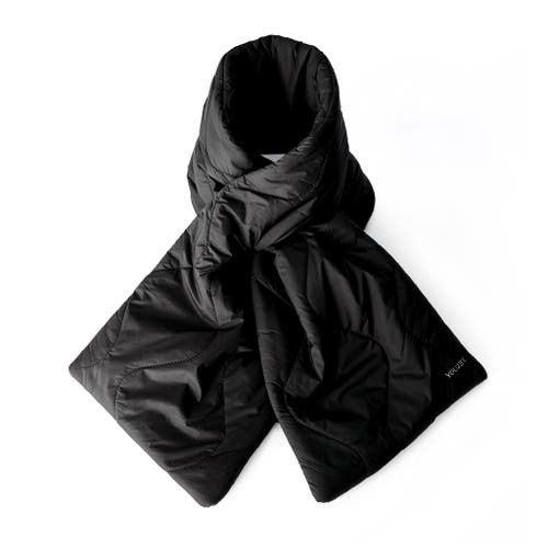Youzey Puffer Scarf In Black