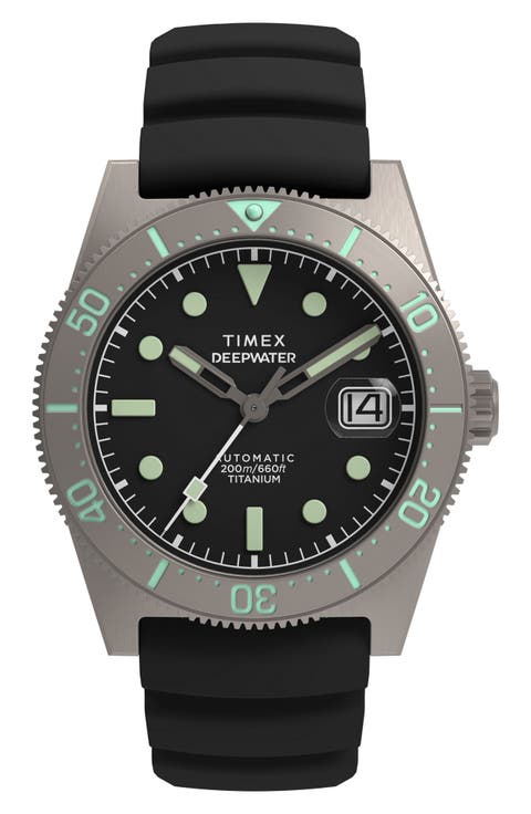Deepwater Reef Automatic Synthetic Strap Watch, 41mm