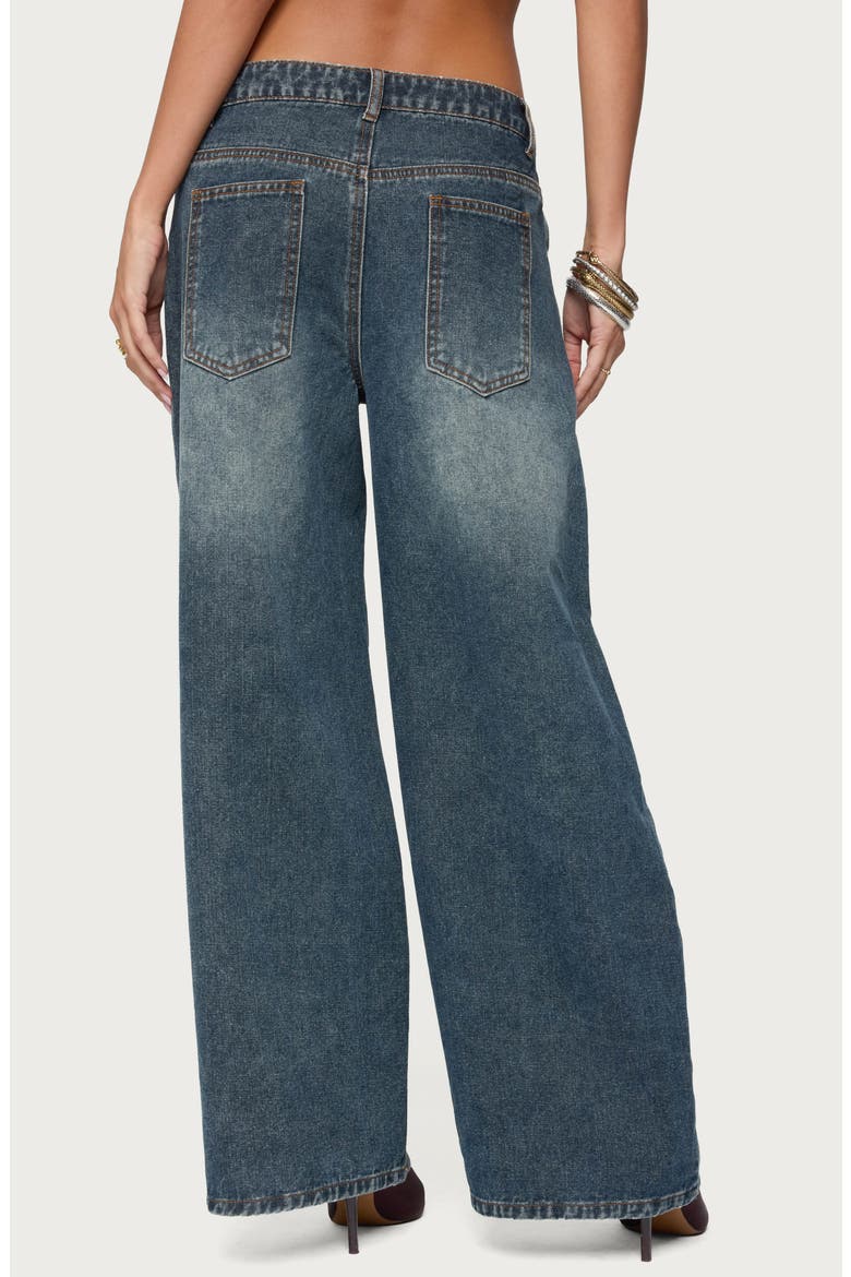 Santi Low Rise Wide Leg Jeans, Alternate, color, DARK-BLUE