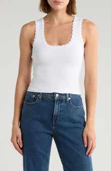 NSR Scalloped Knit Tank