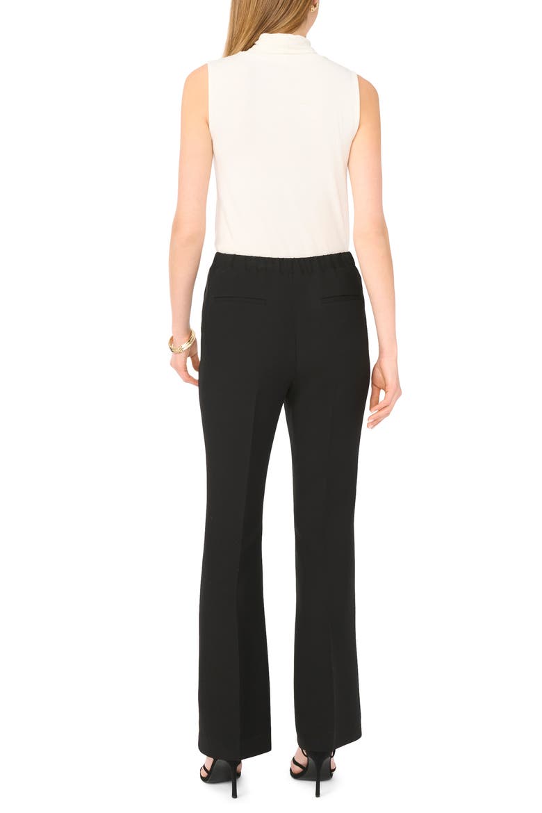 Pull-On Flare Pants, Alternate, color, RICH BLACK
