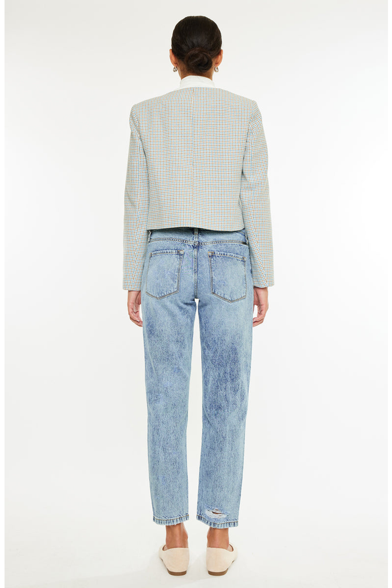 Harvey Ultra High Rise Mom Jeans, Alternate, color, Acid Wash