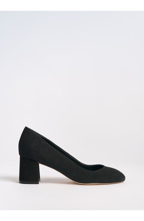 Block Heel Pump 60 Suede