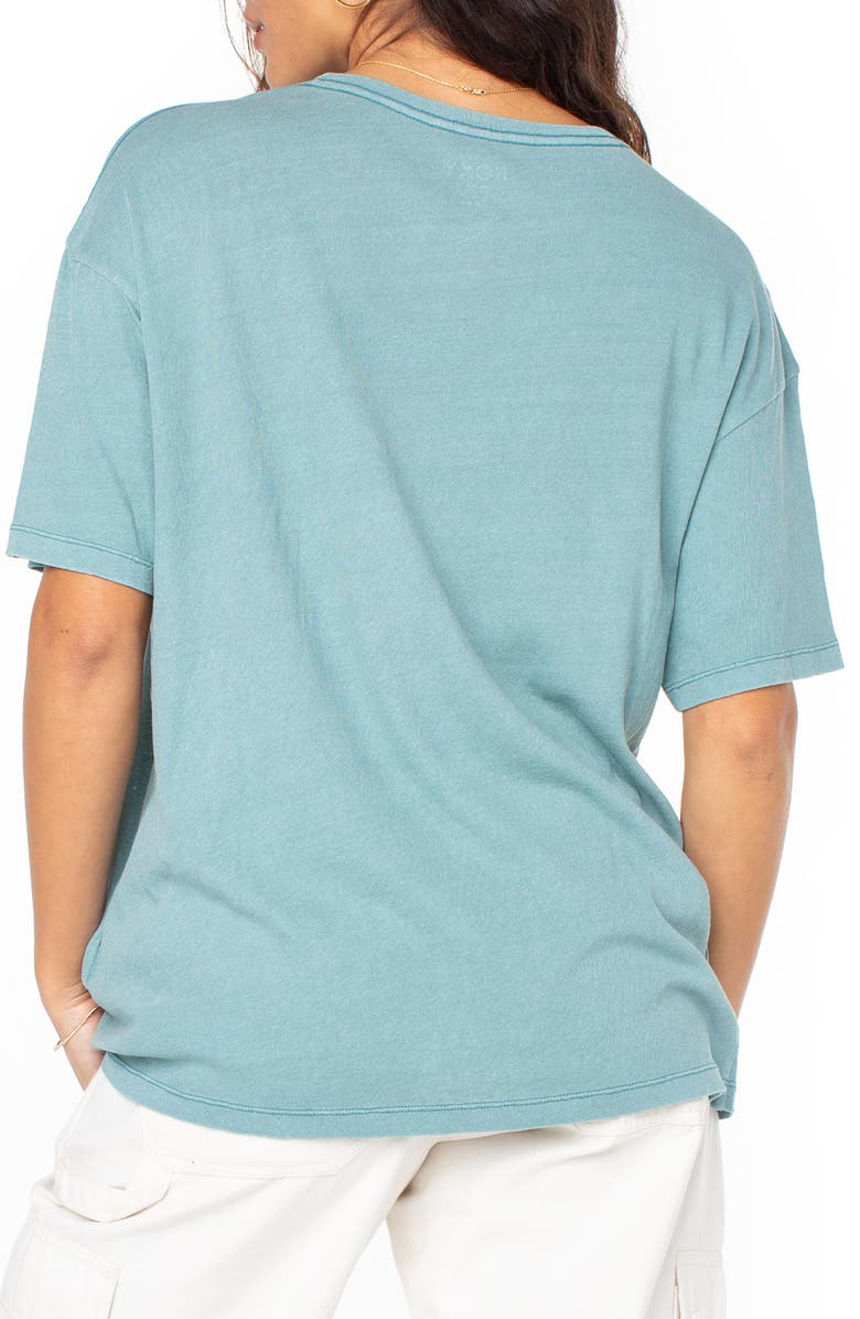 Roxy Folk Mountain Graphic T-Shirt, Alternate, color, Mineral Bl