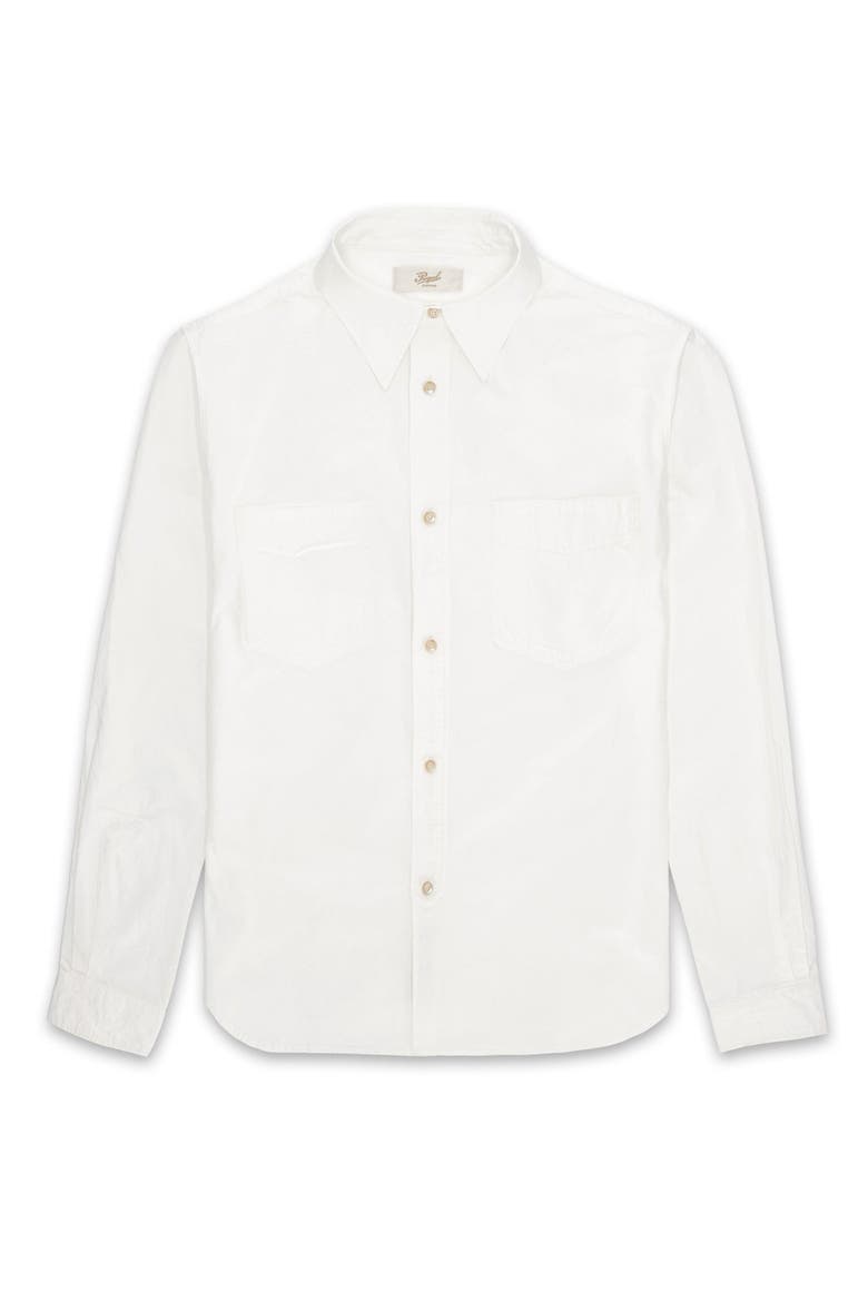 Prequel Cotton Shirt with Pockets, Main, color, WHITE