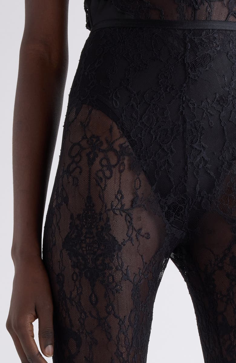Givenchy Chandelier Stretch Lace Leggings, Alternate, color,