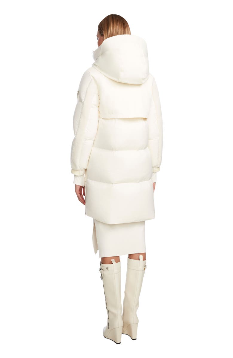 Rudsak LAYAN WOMEN'S MID-LENGTH DOWN PARKA WITH FAUX SHEARLING TRIM, Alternate, color, 