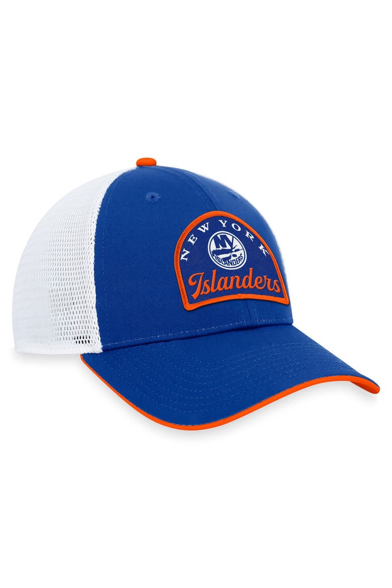 Men's Fanatics Branded Royal/White New York Islanders Fundamental Adjustable Hat, Alternate, color, Royal