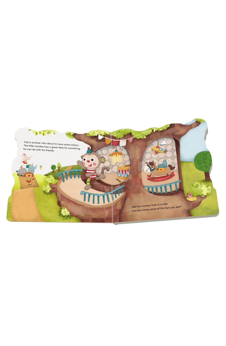 Bababoo and friends<sup>®</sup> Yuki Monkey Character Book & Plush Set, Alternate, color, Mutli / Turquoise