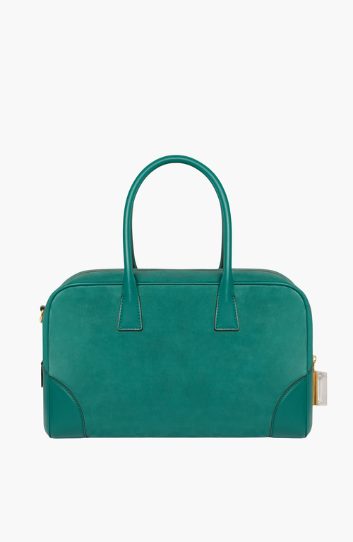 Aviteur Cristallo Nubuck Travel Bag In Blue