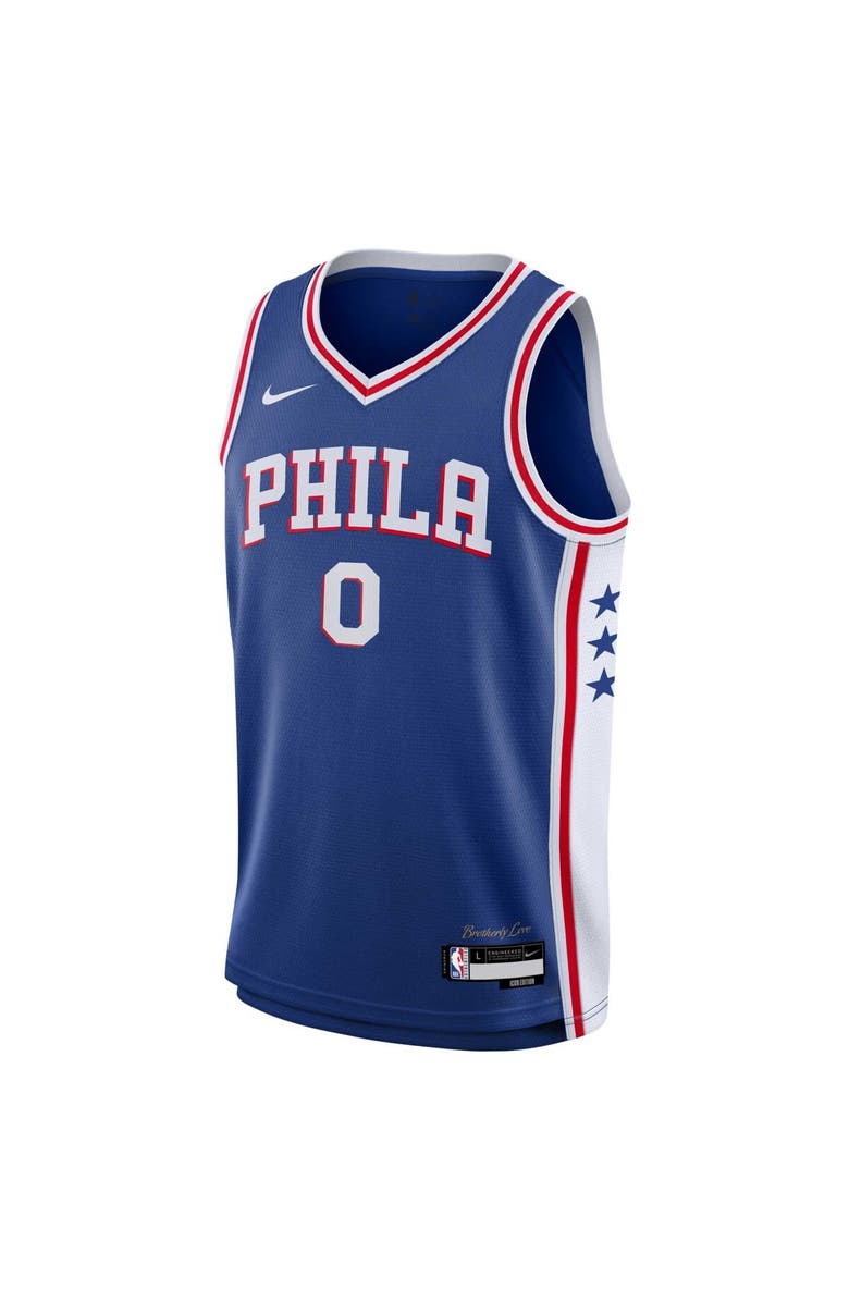 Nike Youth Nike Tyrese Maxey Royal Philadelphia 76ers Swingman Jersey - Icon Edition, Alternate, color, Royal
