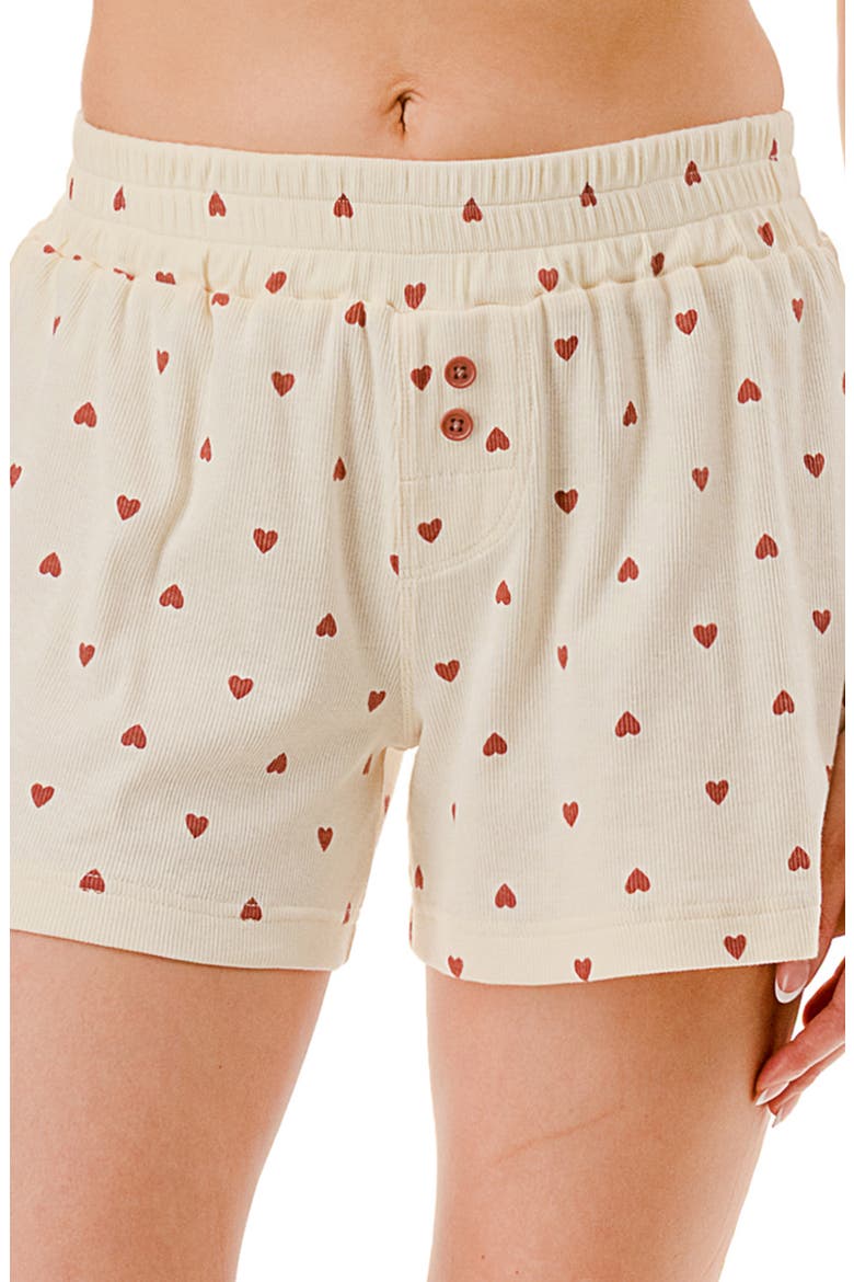 Heart Pajamas, Alternate, color, WHITE