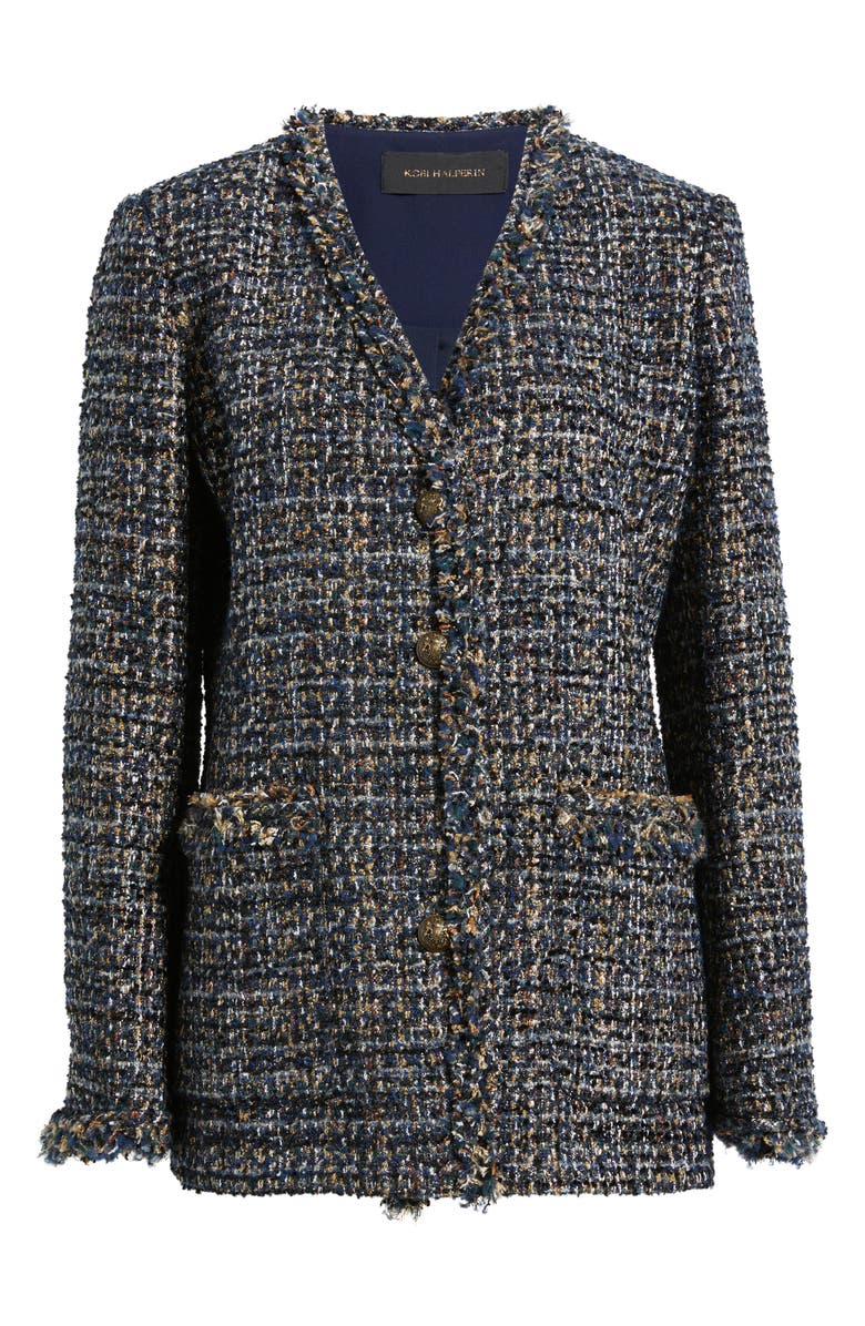KOBI HALPERIN Kaden Tweed Jacket, Alternate, color,