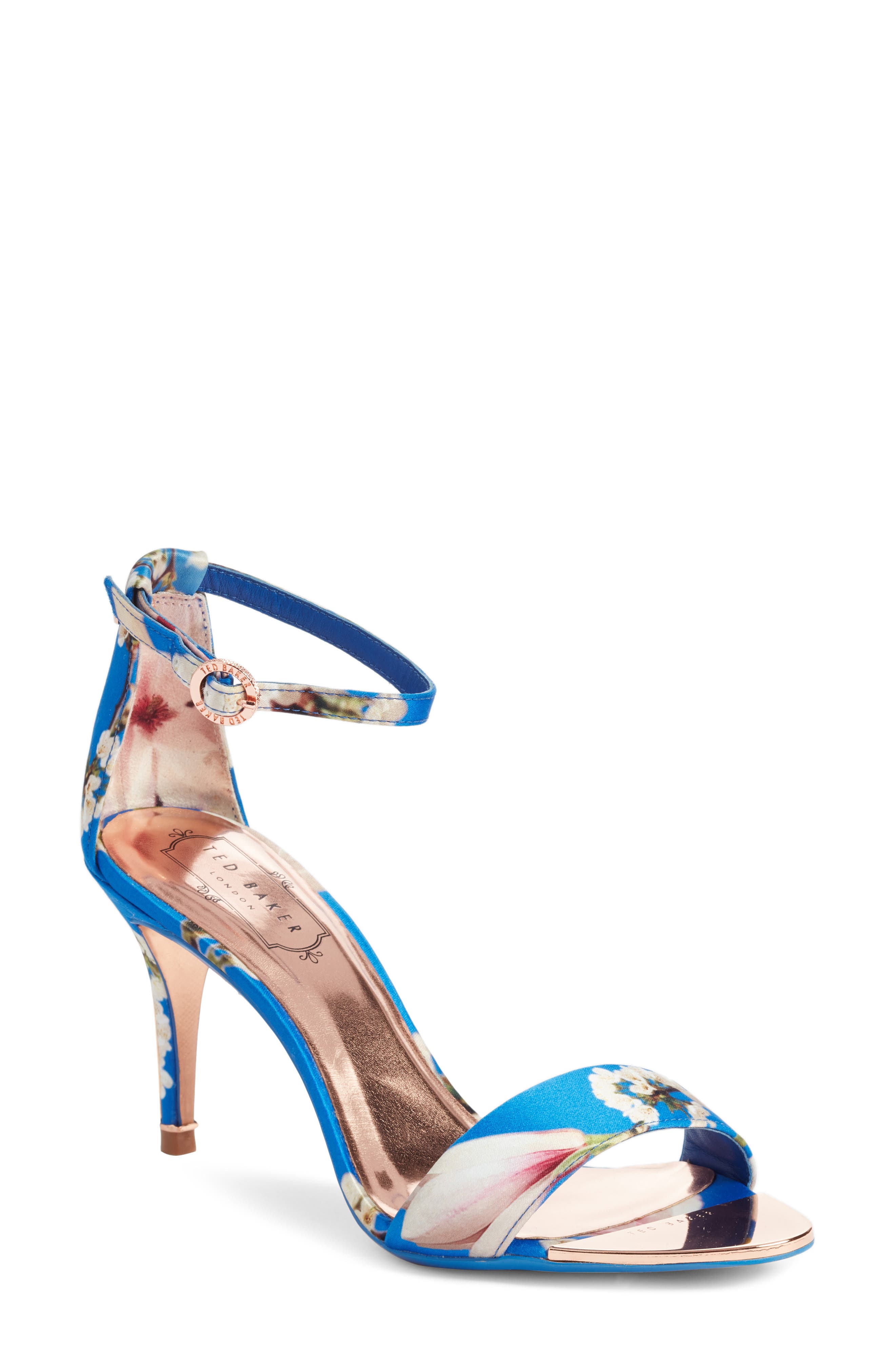 Mavbe Ankle Strap Sandal, Main, color, BLUE HARMONY PRINT