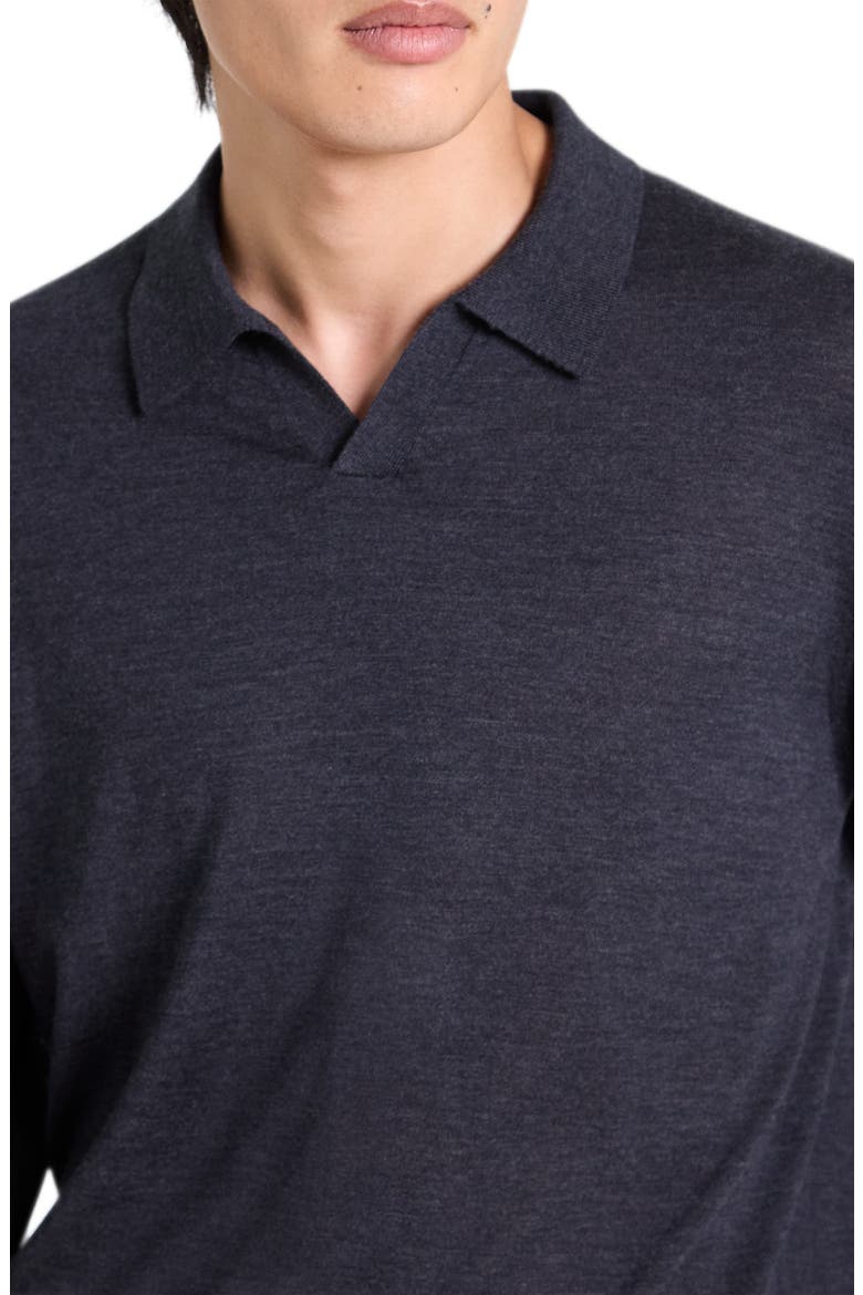 Merino Wool Johnny Collar Sweater, Alternate, color, NEW PESTLE MELANGE - 1JY