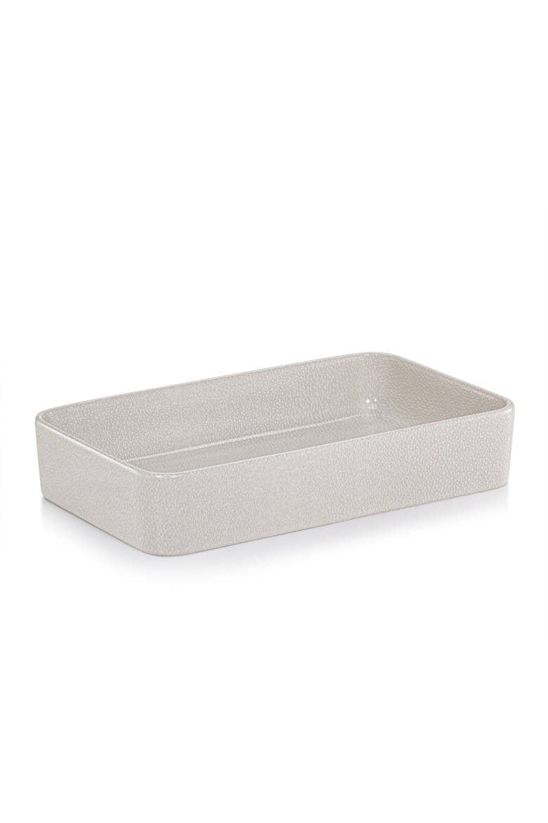 Galuchat Towel Tray, Alternate, color, BEIGE