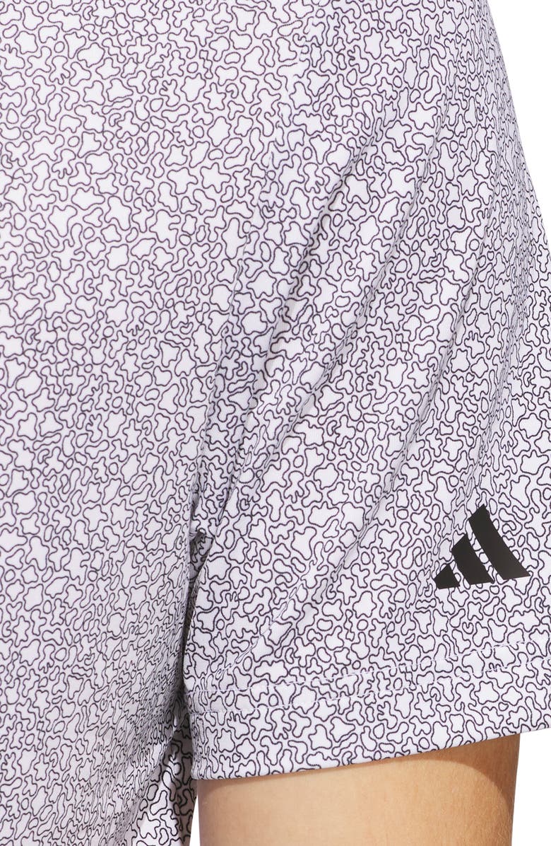 adidas Golf Ultimate Bunker Print Performance Polo, Alternate, color, White/ Black