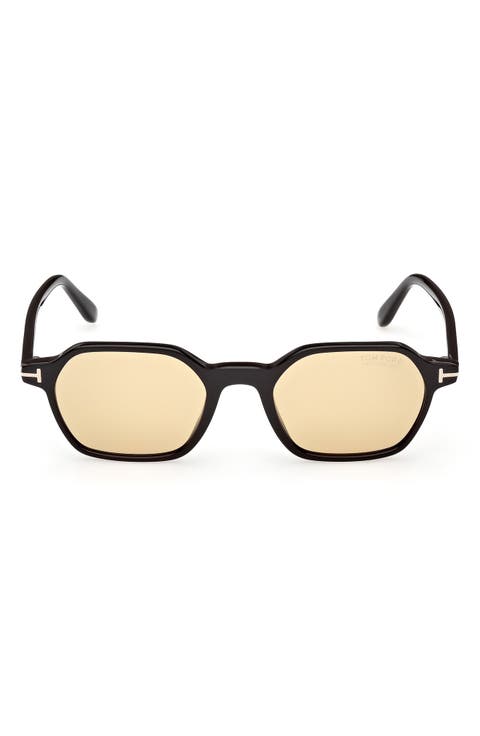 Joey-02 51mm Geometric Sunglasses