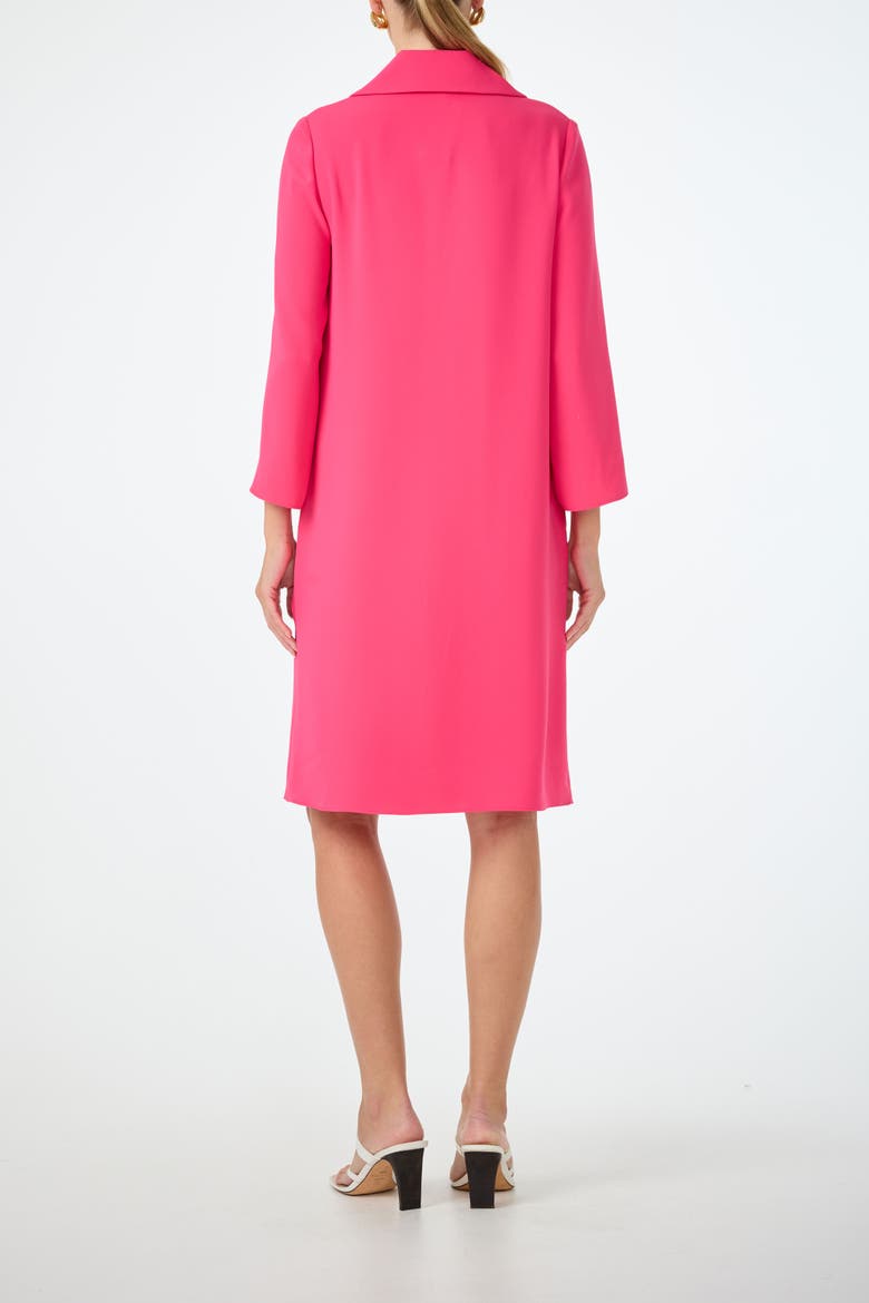 Janeiro Lace Up Collared Dress, Alternate, color, Rio Rose
