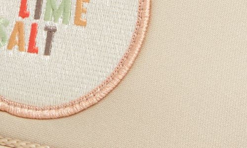 Friday Feelin ' Tequila Lime Salt Patch Trucker Hat In Tan