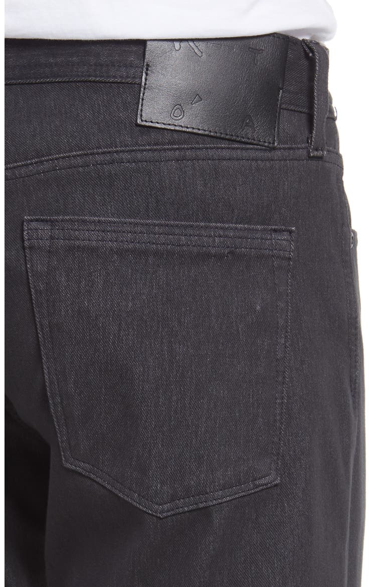 The Pen Slim Fit Denit Jeans, Alternate, color, CHARCOAL