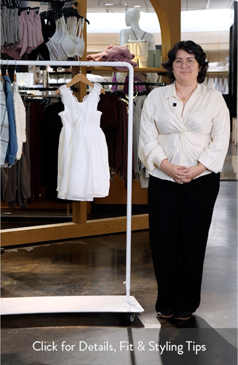 Kids' 3D Floral Embellished Dress, sales video thumbnail