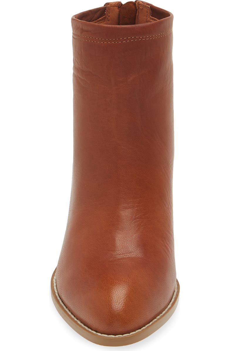 Chocolat Blu Alanna Bootie, Alternate, color, Brown Leather