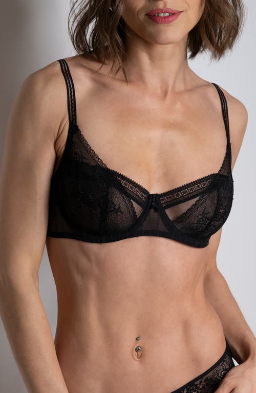 Passionata Maddie Underwire Demi Bra In Black