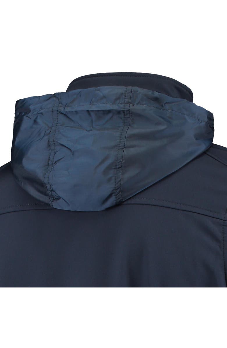 DUNBROOKE Men's Dunbrooke Navy New England Patriots Circle Zephyr Softshell Full-Zip Jacket, Alternate, color, Navy