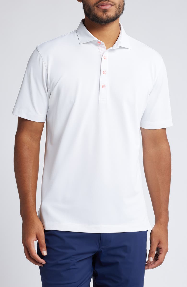 johnnie-O Vandalay Solid PREP-FORMANCE Polo, Main, color, 