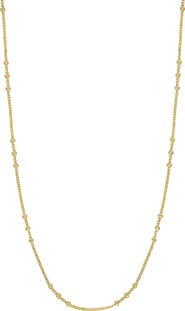 Bony Levy 14K Gold Mykonos Beaded Chain Necklace