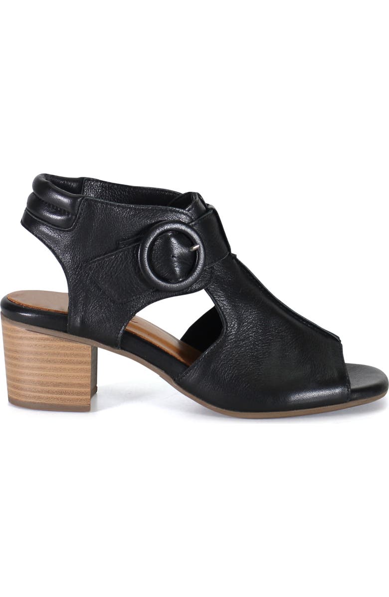 Diba True CORA LINE Leather Dressy Heeled Sandal, Alternate, color, Black