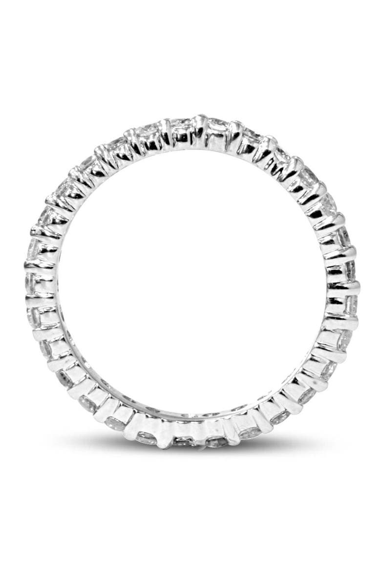 1ct Prong Lab Grown Diamond Eternity Wedding Stackable Ring 14K Gold, Alternate, color, 14k White Gold